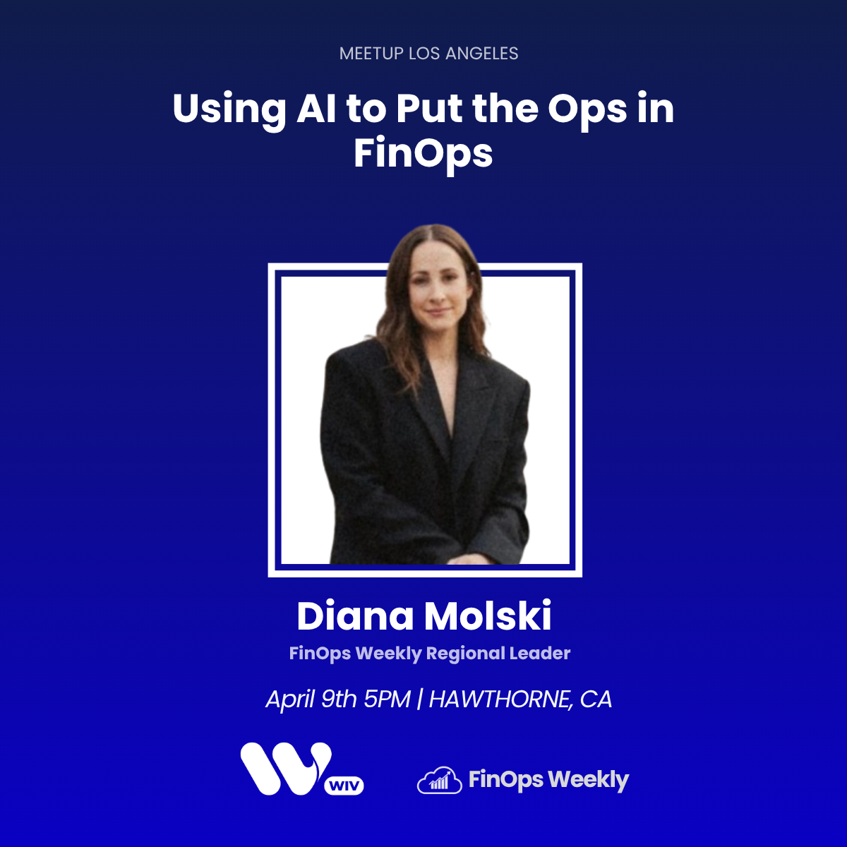 Using AI to Put the Ops in FinOps poster